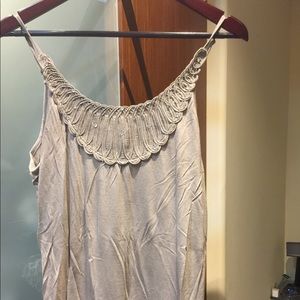 Inc Jersey embellished cami  Sz L